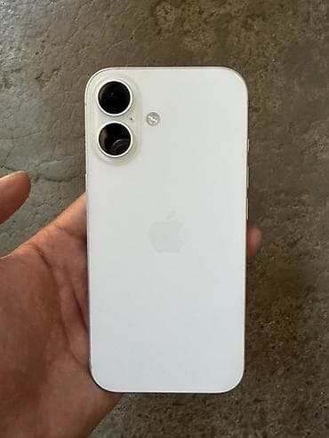 aphone 14: IPhone 16, Б/у, 256 ГБ, Старлайт, Защитное стекло, 89 % — 1