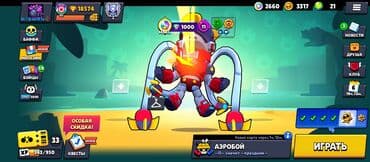 Nintendo: Аккаунт Brawl Stars - Трофеи: 18 574 - Открыто бойцов: 71 из 97 - Топ — 3