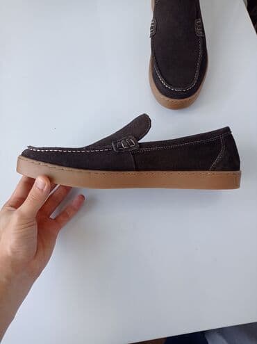 Киреге берилүүчү кийимдер: Эркектердин туфлиси, 45, Жаңы, түсү - Күрөң, Өзү алып кетүү, Акылуу жеткирүү — 5