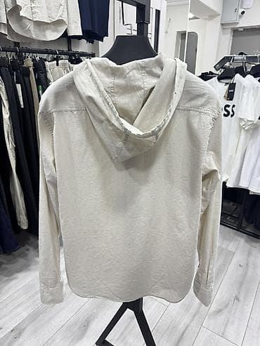 Эркектер кийими: Эркектердин көйнөгү, S, M, L, Loro Piana, Жаңы, түсү - Саргыч боз, Өзү алып кетүү — 2