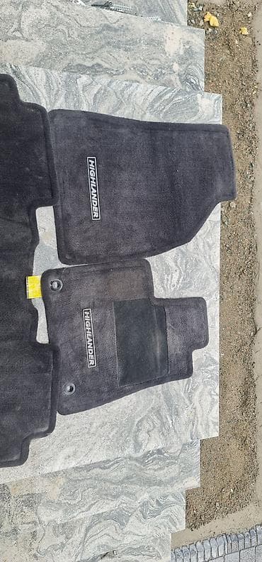 Инструменты для авто: Родные Ворсовые Полики Для салона Toyota, цвет - Серый — 3