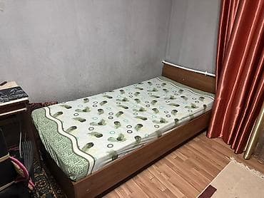 Односпальная кровать с матрасом. - Размер спального места