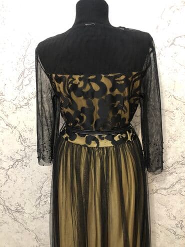 длинные платья с рукавами для полных: Вечернее платье, Классическое, Длинная модель, С рукавами, 3XL, 2XL — 4