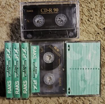 кассетные магнитофоны: Аудиокассеты оригинал RAKS,KONICA,SMAT. 1. RAKS 100, RAKS 90 — 1