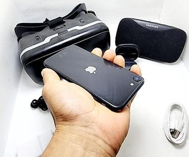 iphone kg: IPhone SE, Б/у, 64 ГБ, Черный, Кабель, 100 % — 4