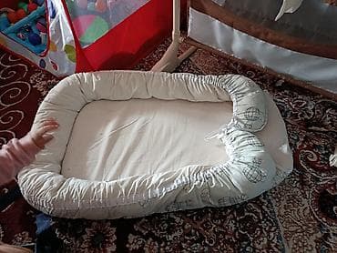 люлька коляска для новорожденных: Люлька, Колыбель, цвет - Бежевый — 4