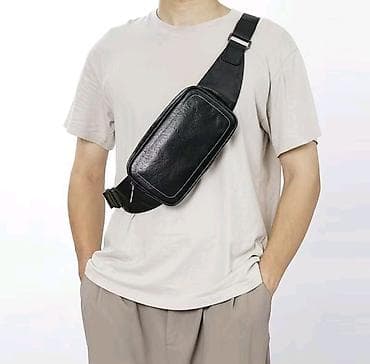 банный сумка: Поясная сумка, бананка, Новый, Материал: Натуральная кожа, Мужские — 6