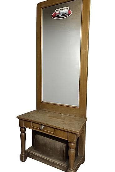 Туалетные столики: Туалетный столик, Б/у, С зеркалом, цвет - Коричневый, Дерево — 1