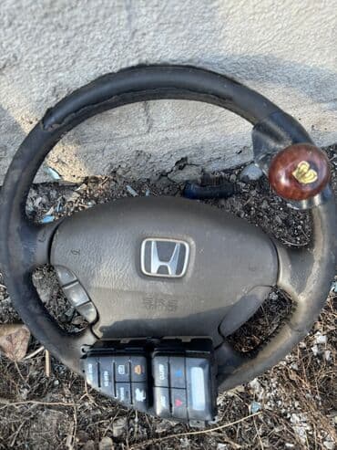сидение аккорд: Руль Honda 2001 г., Колдонулган, Оригинал, Жапония — 3