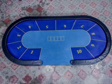 купить бу оборудование для мойки ковров: Продаётся покерный стол/столешница на 5 человек. МДФ, сукно. Размеры — 2