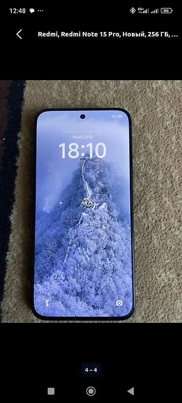 xiaomi mi band 8: Redmi, Redmi Note 15 Pro, Б/у, 256 ГБ, цвет - Черный, 2 SIM — 4