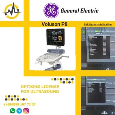 кислородный кран: Активация опций мадели Voluson P / S / E Voluson P6 / P8 Voluson S6 / — 1