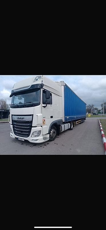 Тягач, DAF, Тентованный