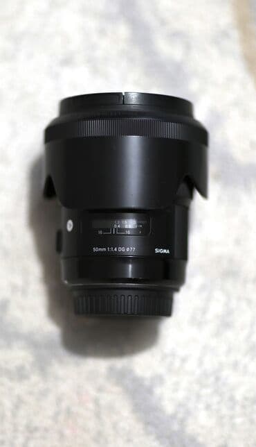 переключатель печки: Объектив Sigma 50mm f/1.4 DG HSM | Art Полный комплект с чехлом почти — 2