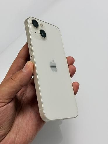 iphone 6a: IPhone 13, Б/у, 128 ГБ, Белый, Защитное стекло, Чехол, 88 % — 2