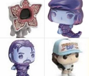 Набор коллекционных фигурок kinder joy “STRANGER THINGS” в стиле Funko