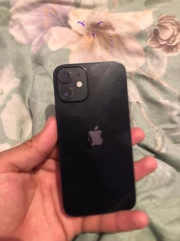 apple 12: IPhone 12 mini, Б/у, 128 ГБ, Черный, Защитное стекло, 100 % — 4