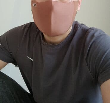 Тонометрлер: Многоразовая маска для лица из эластичной ткани - Анатомическая форма — 7