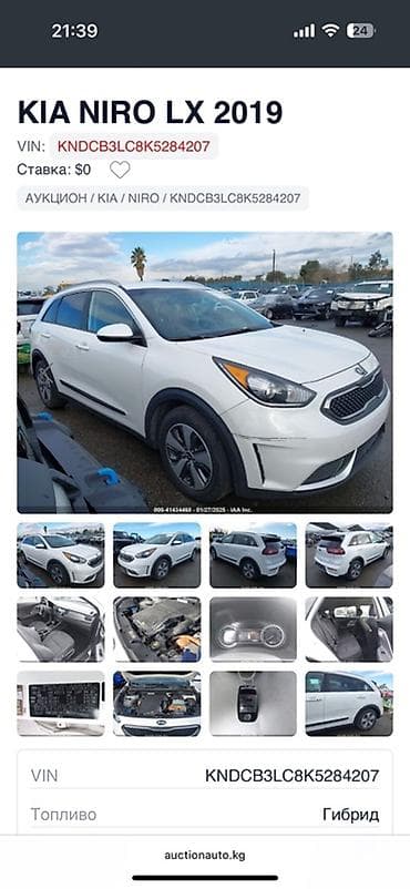 kia cornival: Kia Niro: 2019 г., 1.6 л, Робот, Гибрид, Кроссовер — 5