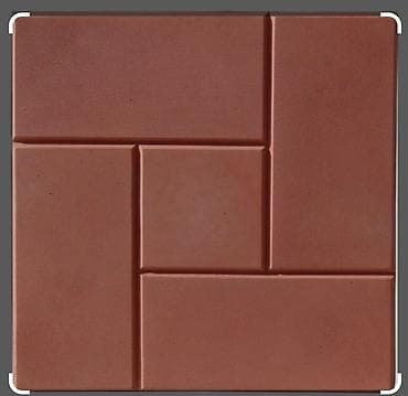 для двора: Тротуарная плитка «Калифорния гладкая» - Классический рисунок из — 4