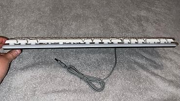 клавиатура с подсветкой: Клавиатура, Мембранная, Проводное подключение, Размер: 100% — 3