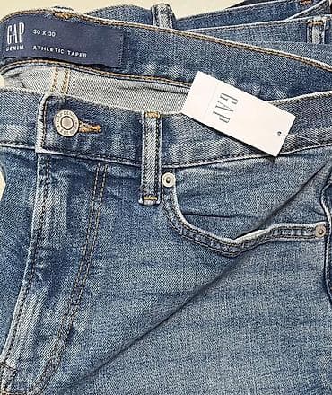 мужской рубашки: Мужские джинсы, Gap, Новый, цвет - Синий, Самовывоз, Платная доставка — 5