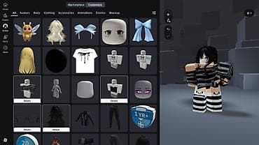 чешки белые: Комплект для Roblox: набор косметики и одежды для аватара - Тематика — 4