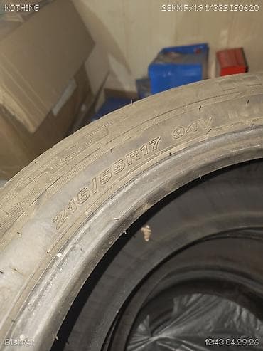 Шины 215 / 55 / R 17, Всесезонная, Б/у, Пара, Легковые, Корея, Nexen