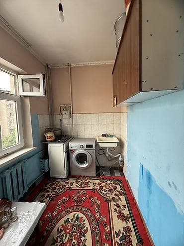 кок жар мкр квартира: 1 комната, 42 м², 105 серия, 3 этаж, Старый ремонт — 2