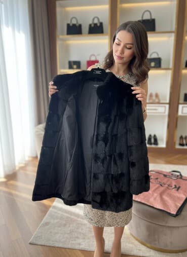 дешевые: Шуба, Норка, Длинная модель, Турция, Трансформер, S, M — 1