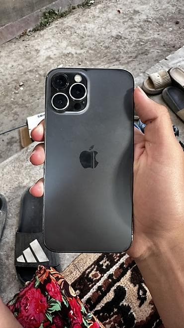 matrex 55: IPhone 12 Pro Max, Б/у, 256 ГБ, Черный, Защитное стекло, Чехол, 86 % — 9