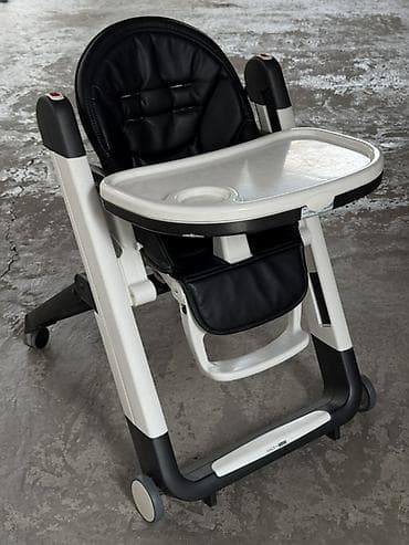 peg perego стульчик: Стульчик для кормления, Б/у, Peg perego, Трансформер, цвет - Черный, Платная доставка, Самовывоз — 2