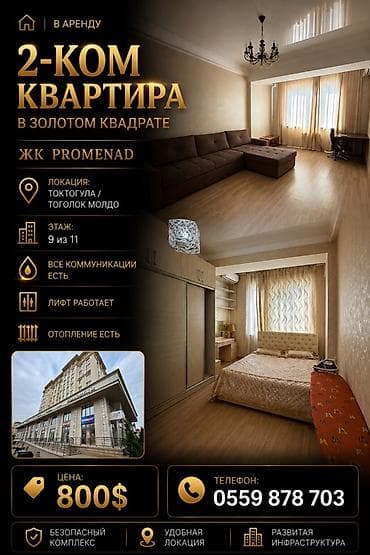 2 комнаты, Агентство недвижимости, Без подселения, С мебелью полностью