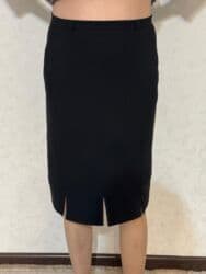 Спецодежда: Юбка, Модель юбки: Карандаш, Миди, По талии, С вырезом — 1