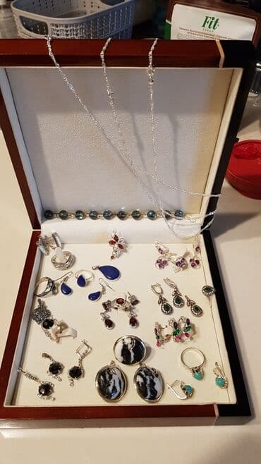 свадебные наборы ручной: Серебро!!! Комплекты серьги + кольца. Отдельно кольца и кулон — 11