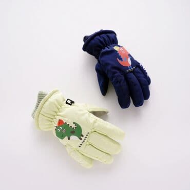 одежды для новорожденных: Перчатки непромокаемые утепленные детские с манжетами размер 3-6 лет — 8