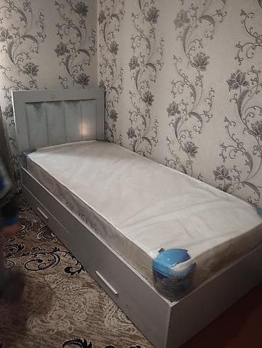 small table: Односпальная кровать, Новый, С мягким изголовьем, длина - 200 см — 10