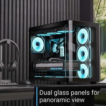 Корпус ПК, Новый, AeroCool, ATX, цвет - Черный