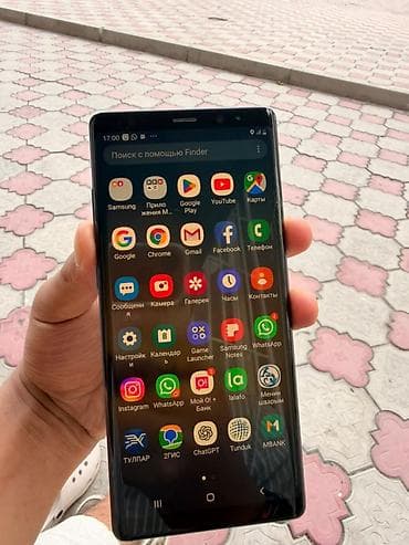 Техника и электроника: Samsung Galaxy Note8, цвет Deepsea Blue Абалы жакшы,иштегени — 4