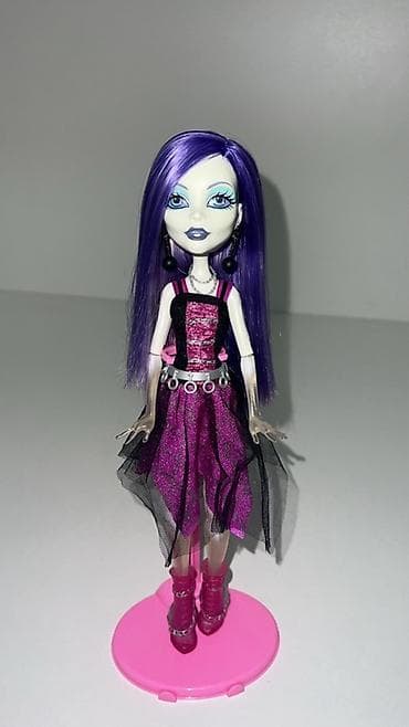 серьги золотые детские: Спектра Monster High, из коллекции «они живые» В идеальном — 1