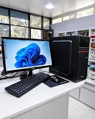 пк за 20к: Компьютер, ядер - 2, ОЗУ 8 ГБ, Для несложных задач, Б/у, Intel Core i3, HDD + SSD — 1