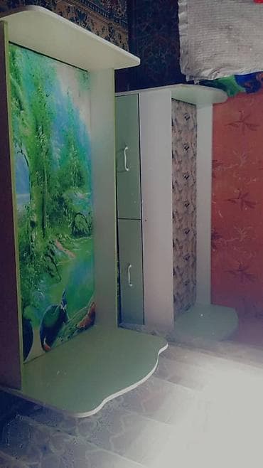 Детская гарнитура, Для мальчика, ДСП, цвет - Зеленый