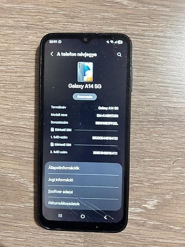 deco e4: Samsung Galaxy A14 5G, Б/у, 128 ГБ, цвет - Черный, 2 SIM — 1