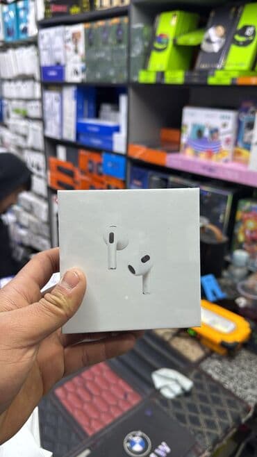 переходник для наушников и микрофона для ноутбука: Вакуумдук, Apple, Жаңы, Электр зымсыз (Bluetooth), Классикалык — 4