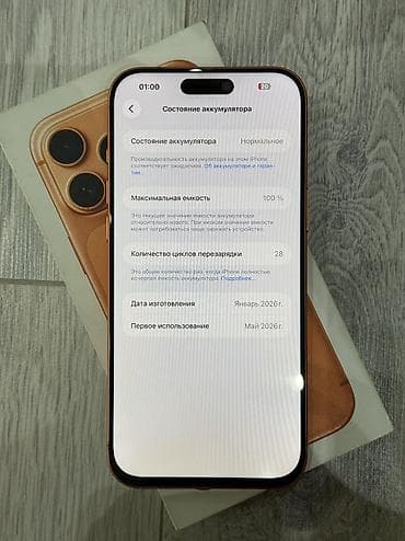 apple 17: IPhone 17 Pro Max, 256 ГБ, 100 % — 3