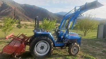 Транспорт: Мини-трактор Iseki TK25 с фронтальным погрузчиком и задней навеской — 5