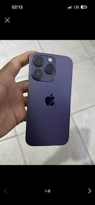 garmin бишкек цена: IPhone 14 Pro (фиолетовый) - Дисплей: 6.1", OLED Super Retina XDR — 3