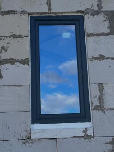 обзор цен на строительные и отделочные работы в бишкеке: Пластиковое окно на заказ, Тип окна: Фасадные, Бесплатная установка, В рассрочку — 12