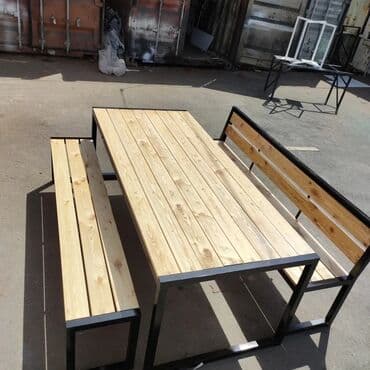 белая садовая мебель: Скамейка стол для сада.
Садовый мебель в наличии и на заказ — 5