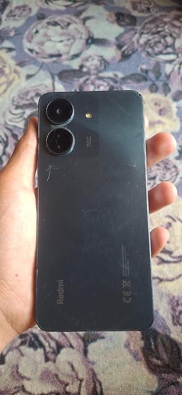 Redmi, Redmi 13C, Б/у, 256 ГБ, цвет - Черный, 2 SIM — 4